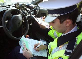Infracțiuni la regimul rutier, constatate de polițiștii de la rutieră