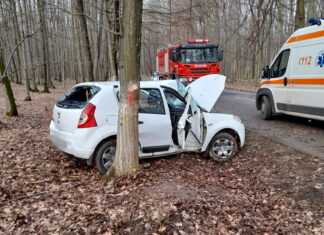 Accident la Ciocănești. O persoană a fost transportată la spital