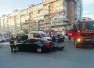 Accident pe Calea București. Un copil de numai un an a fost rănit in accident