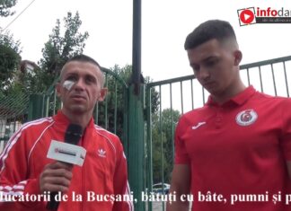 VIDEO. Jucătorii de la Unirea Bucșani, loviți in trafic de mai mulți indivizi. ”Ne-au lovit cu bâte, pumni și picioare”